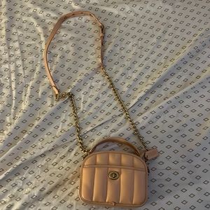 Pink small Coach crossbody
